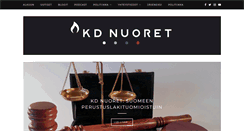 Desktop Screenshot of kdnuoret.fi